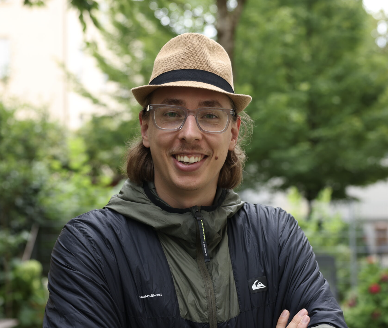 Nahaufnahme Profil eines Gärtners