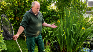 Teich Reinigen mit Hobbygärtner und Elektriker Guido
