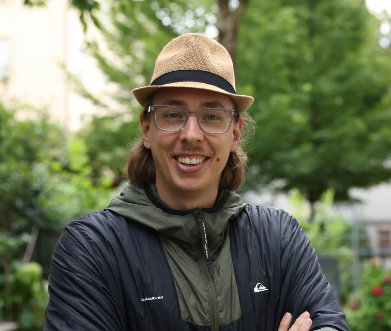 Nahaufnahme Profil eines Gärtners